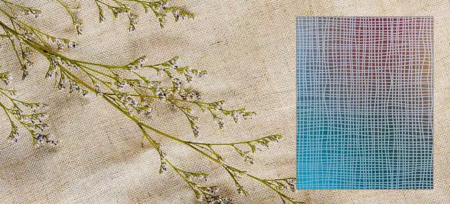Linen Glass Image